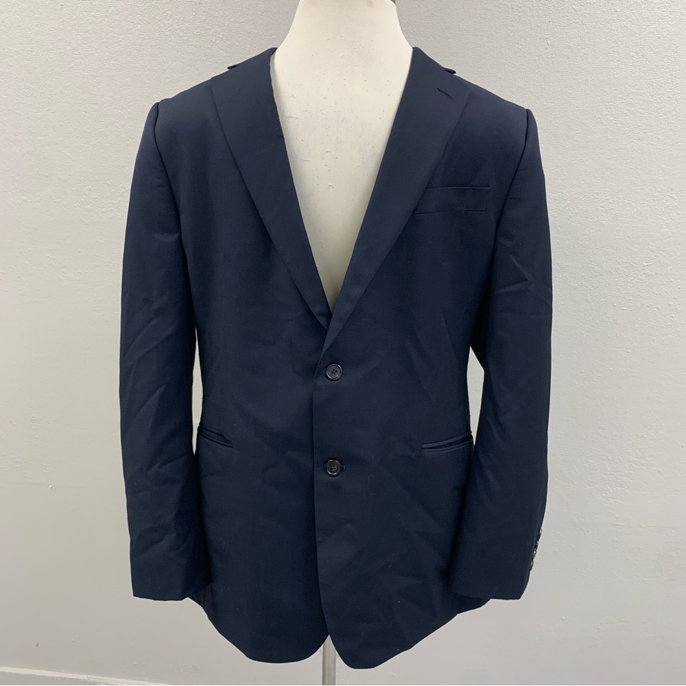 Stafford Navy Two-Button Men's Blazer